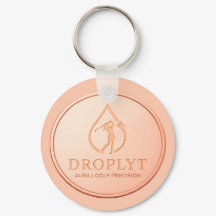 Droplyt Golf Aura Logo Keychain