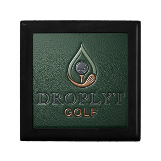 Droplyt Golf Heritage Green Jewelry Keepsake Box