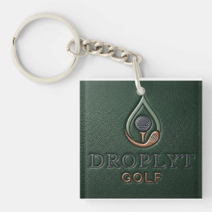 Droplyt Golf Heritage Green Keychain