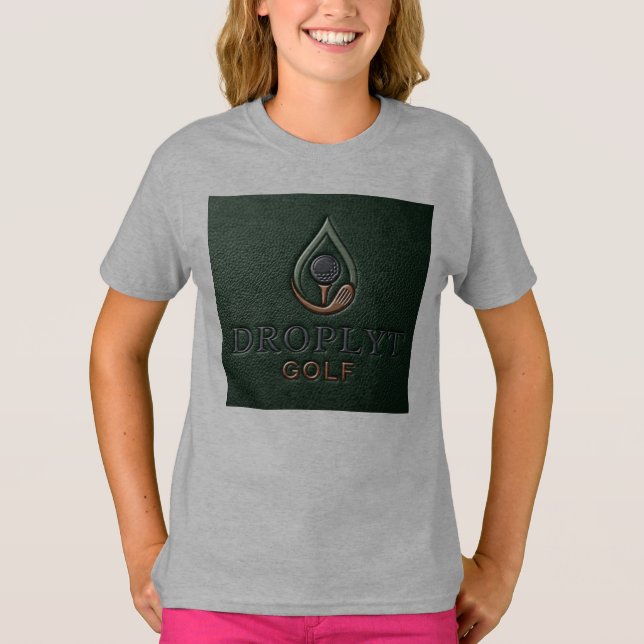 Droplyt Golf Heritage Green  T-Shirt (Front)