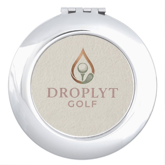 Droplyt Golf Signature Compact Mirror (Front)