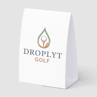 Droplyt Golf Signature Table Card Paper Table Tent