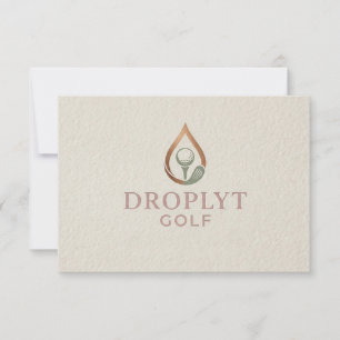 Droplyt Golf Signature Thank You Card