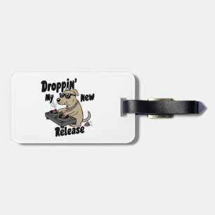 Droppin' My New Release Dog Hip-Hop Luggage Tag