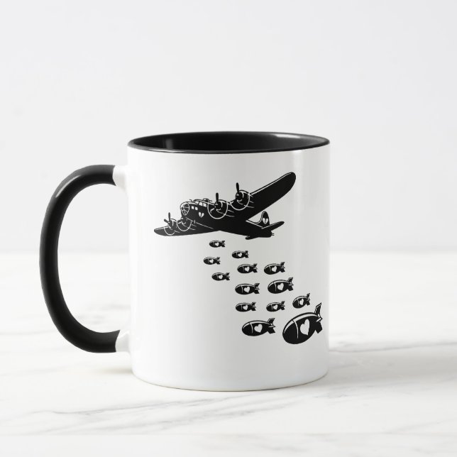 Dropping Love Bombs Mug (Left)