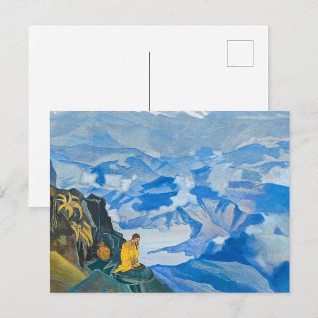 Drops of Life by Nicholas Roerich Holiday Postcard (Front/Back)