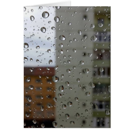 Drops of rain cards (Front)