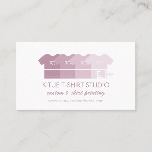 Dropshipping Clothing Store Print on demand Shirt Business Card