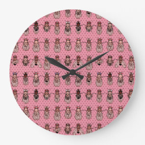 Drosophila Fruit Fly Genetics - mutants - Pink Large Clock