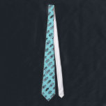 Drosophila Fruit Fly Genetics - mutants -Turquoise Neck Tie<br><div class="desc">Super fun necktie in turquoise!</div>