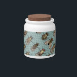 Drosophila mutants candy jar<br><div class="desc">Genetic markers for balancers and mutations are illustrated in what has to be the weirdest design I've ever created! Fruit flies are the best tool for genetic studies. Great gift for your thesis supervisor, fly lab colleague, and to celebrate your first paper in Nature! Can you find bar eye, notched,...</div>