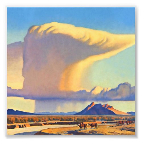 Drought and Downpour by Maynard Dixon Photo Print
