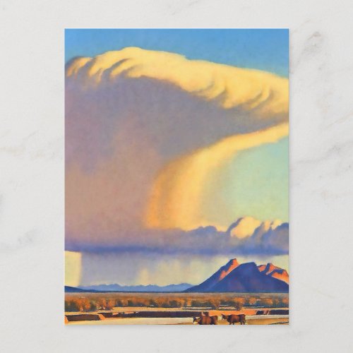 Drought and Downpour by Maynard Dixon Postcard