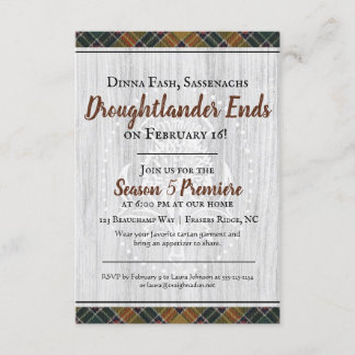 Droughtlander Ends Watch Party Invitation