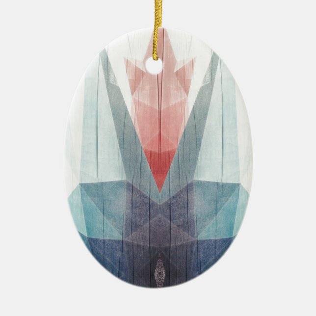 Drowning Tulip Ceramic Ornament (Front)