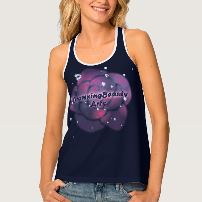 DrowningBeauty Arts Simple Logo Tank Top (Front)