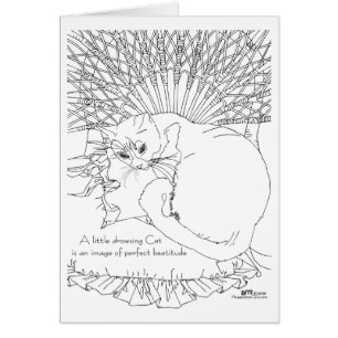 Drowsing Cat Cards