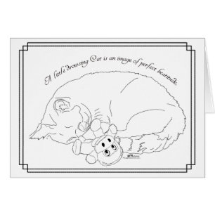Drowsing Kitty Cards