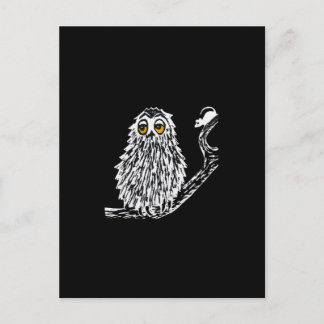 Drowsy Owl Postcard