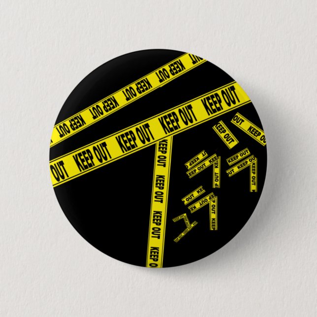 DRRR! KEEP OUT Button (Front)