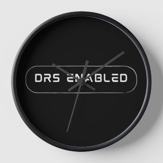 DRS enabled, formula 1 fans, f1 racing sport Clock