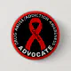 Drug Addiction Awareness Advocate Ribbon Black Button | Zazzle