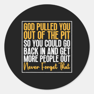 Drug Addiction Awareness To Stop Overdose Motivati Classic Round Sticker