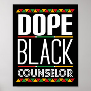 Drug Black Counselor Black History Month Poster