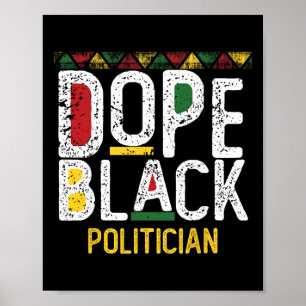 Drug Black Politician Black History Month Poster