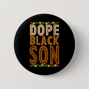 Drug Black Son African American Black History Mont Button