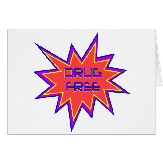 Drug Free Cards (Front Horizontal)