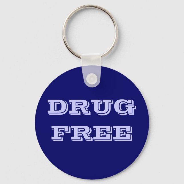 DRUG FREE KEYCHAIN (Front)