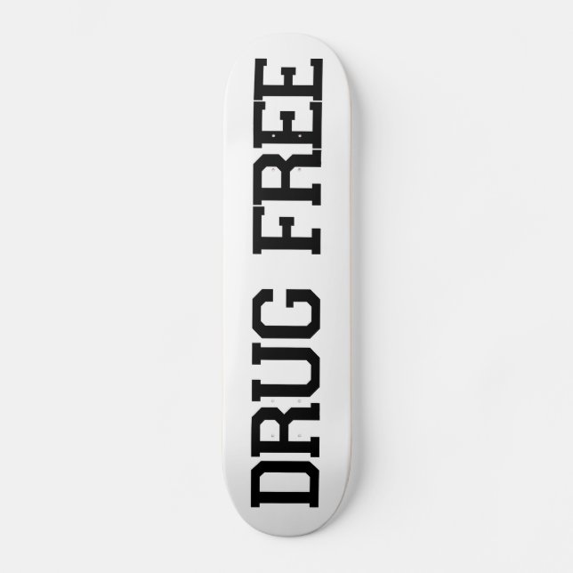 DRUG FREE Skateboard Deck (Front)