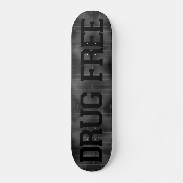 DRUG FREE Skateboard Deck (Front)