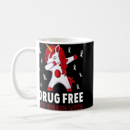 Drug Free Wear Red For Red Ribbon Week Awareness U Coffee Mug