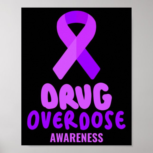 Drug Overdose Awareness Day  Poster (Front)