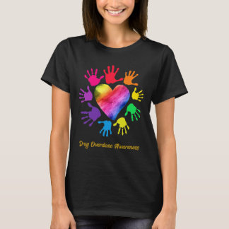 Drug Overdose Awareness Hands Drug Overdose Gift T-Shirt