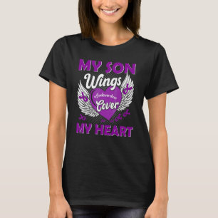 Drug Overdose Awareness Purple Ribbon T-Shirt