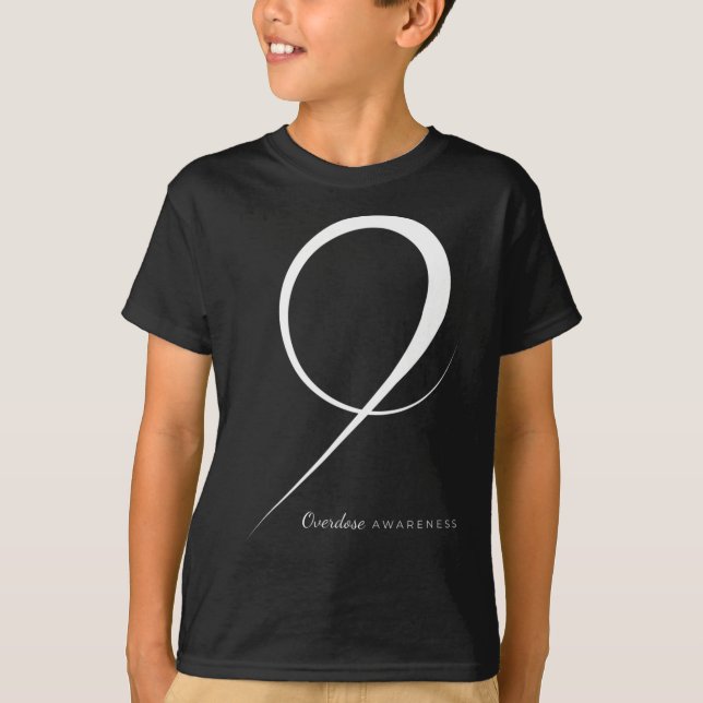 Drug Overdose Awareness Ribbon  T-Shirt (Front)