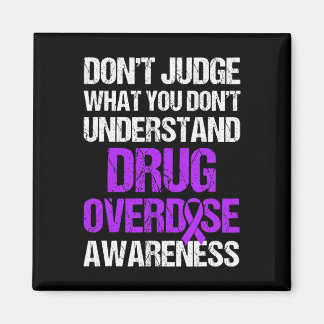 Drug Overdose Awareness Warrior Survivor 4  Magnet