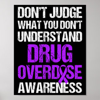 Drug Overdose Awareness Warrior Survivor 4  Poster