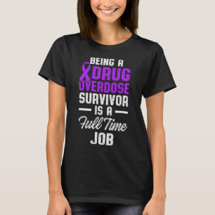 Drug Overdose Awareness Warrior Survivor 51 T-Shirt