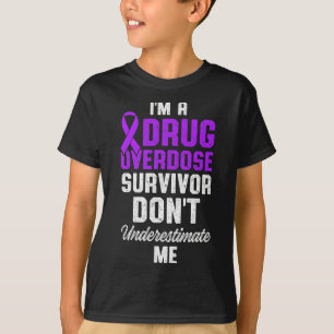 Drug Overdose Awareness Warrior Survivor 56 T-Shirt