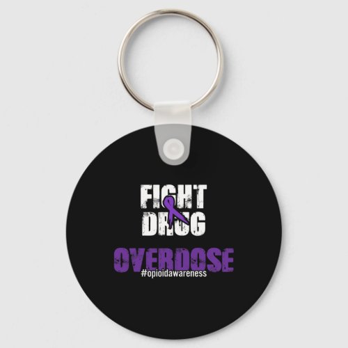 Drug Overdose Opioid Awareness  Keychain