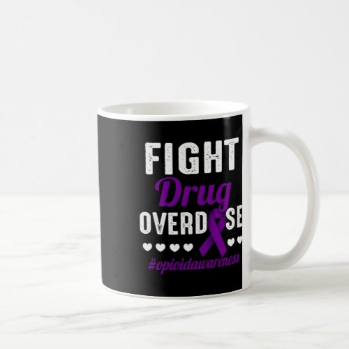 Drug Overdose Purple Ribbon Opioid Overdose Awaren Coffee Mug