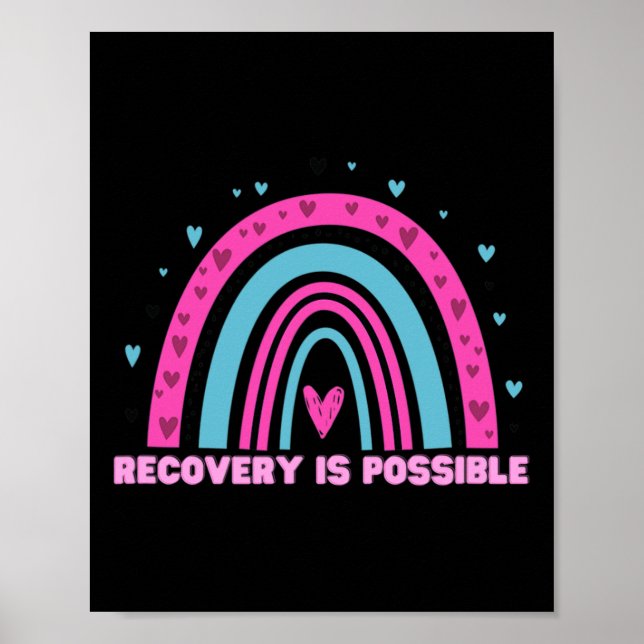Drug Recovery Is Possible Month Overdose Awareness Poster (Front)
