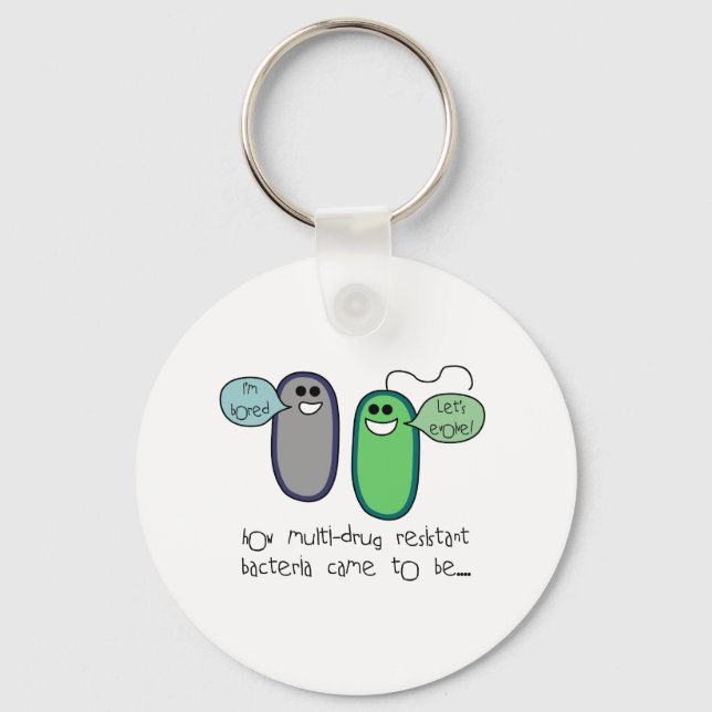 Drug Resistance Keychain (Front)