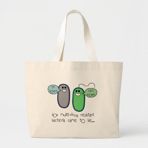 Drug Resistance Large Tote Bag