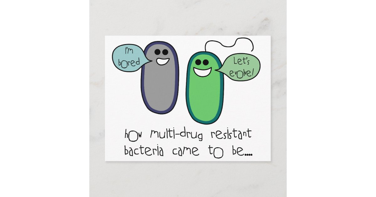 Drug Resistance Postcard | Zazzle
