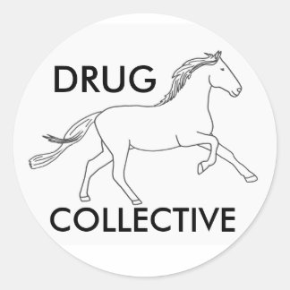 Drughorse Collective 3 Classic Round Sticker